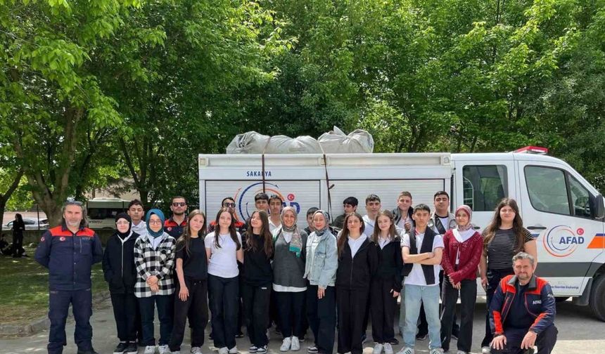 AFAD personelinden lise öğrencilerine afet bilincine yönelik eğitim