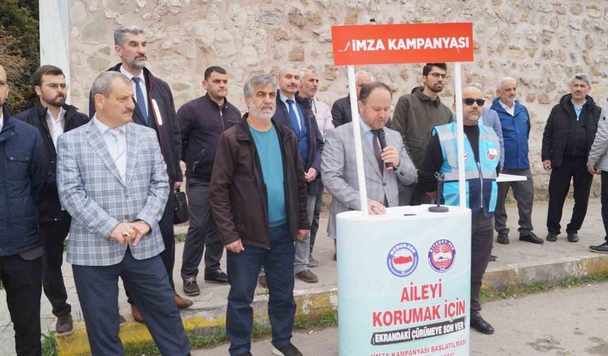 Ahlaki yozlaşmaya karşı imza kampanyası