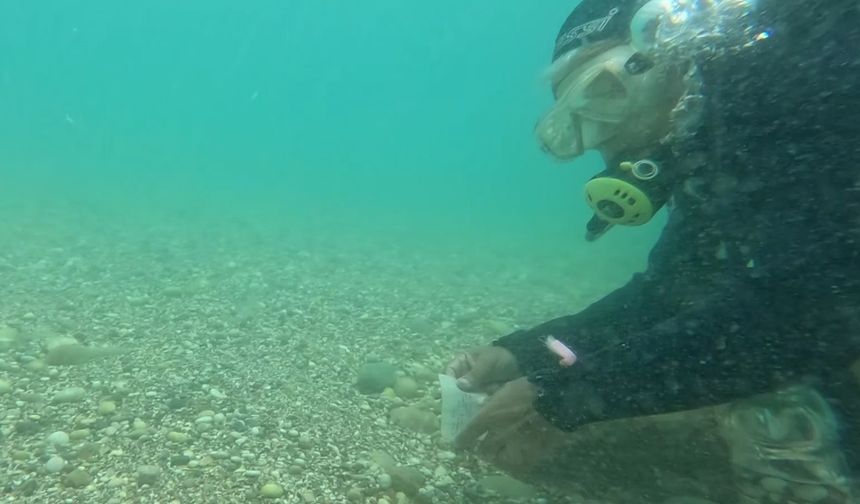 Antalya’da deniz dibindeki Hıdırellez dilekleri şaşırttı