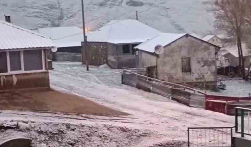 Balahor Yaylası’nda Mayıs ayında kar süprizi