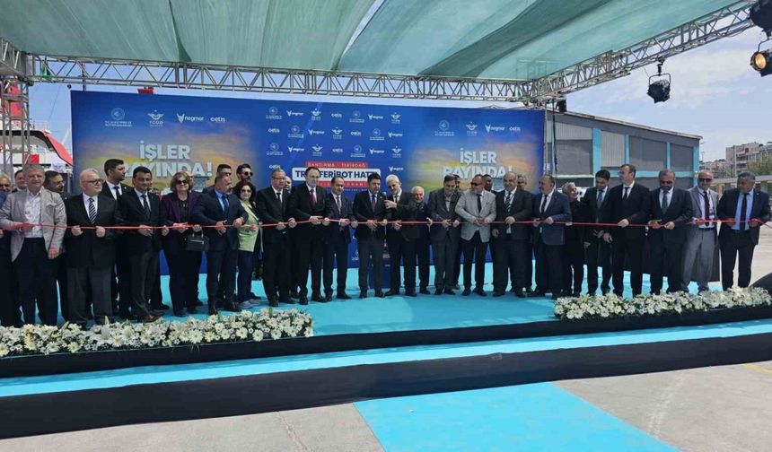 Bandırma-Tekirdağ Tren Feribot Hattı hizmete açıldı