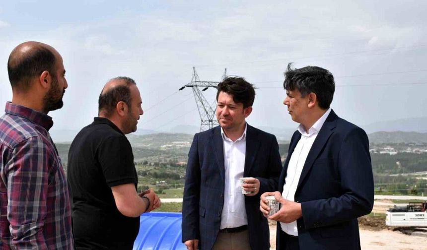 Başkan Durgut, 2. Etap TOKİ inşaatını yerinde inceledi