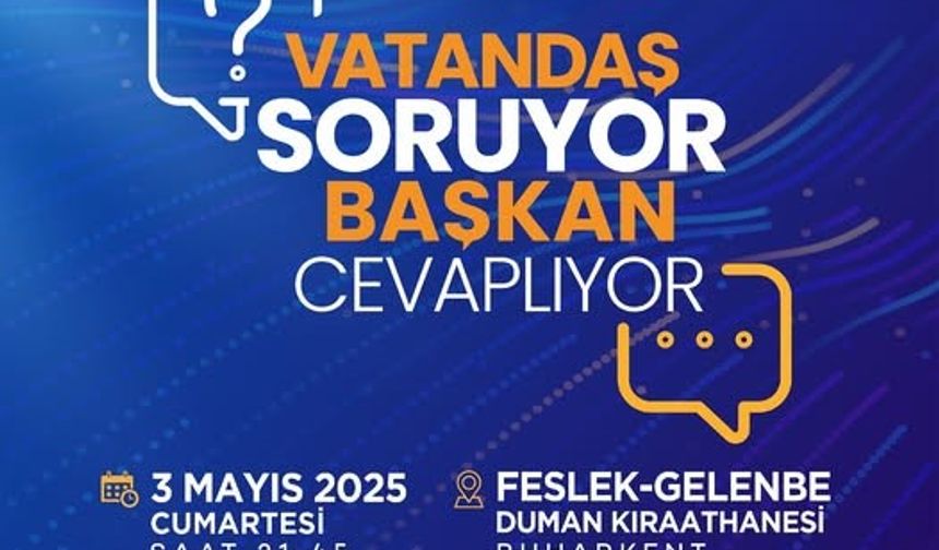 Başkan Erol, Feslek ve Gelenbe Mahalle sakinleri ile bir araya gelecek