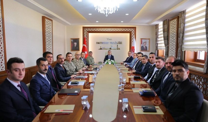 Bayburt’ta asayiş toplantısı yapıldı