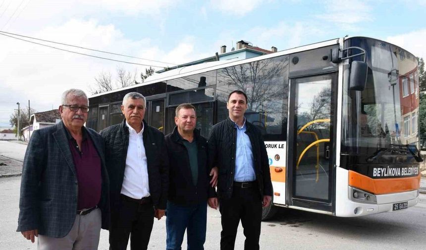 Beylikova Belediyesi Cuma Pazarı için ücretsiz servis başlattı