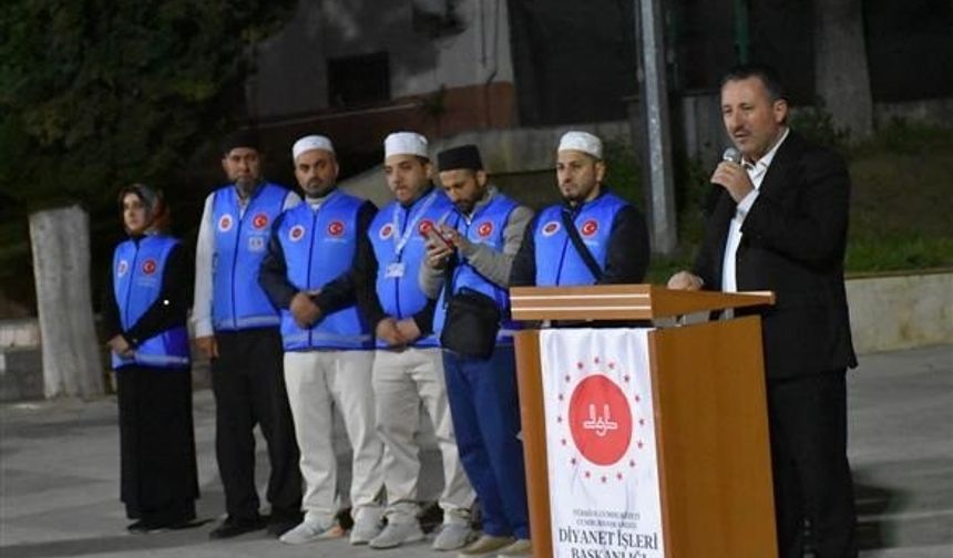 Bilecik’te hacı adayları dualarla uğurlandı