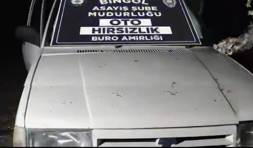 Bingöl’de oto hırsızları yakalandı