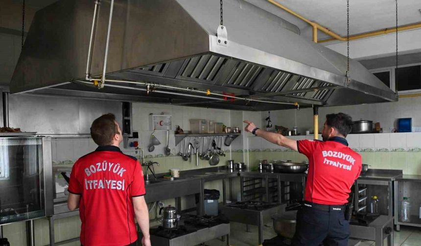 Bozüyük Belediye İtfaiyesi’nden yurtlara yangın denetimi