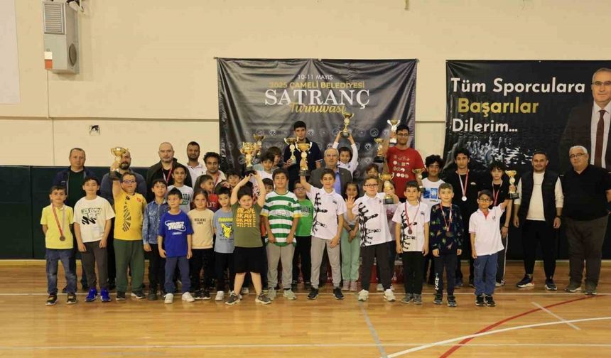 Çameli 19 Mayıs Satranç Turnuvası tamamlandı
