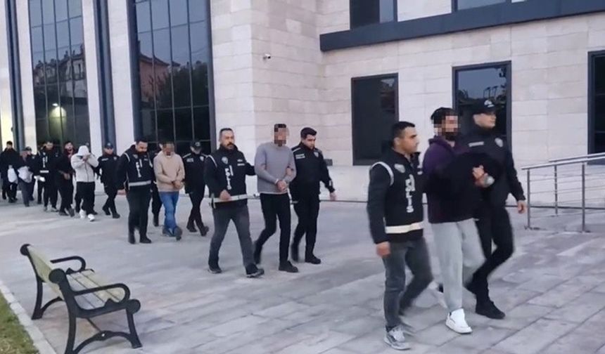 Çanakkale’de operasyon sonucu nitelikli yağmadan 9 şahıs tutuklandı