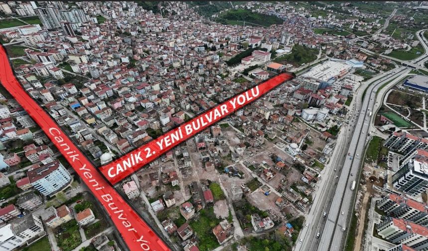 Canik’e 2. Yeni Bulvar Yolu geliyor