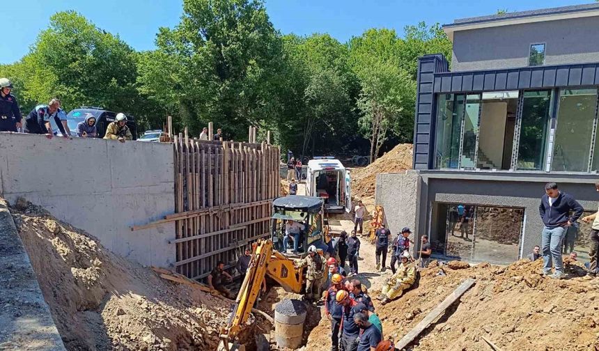 Çekmeköy’de inşaat alanında göçük: 1 işçi hayatını kaybetti