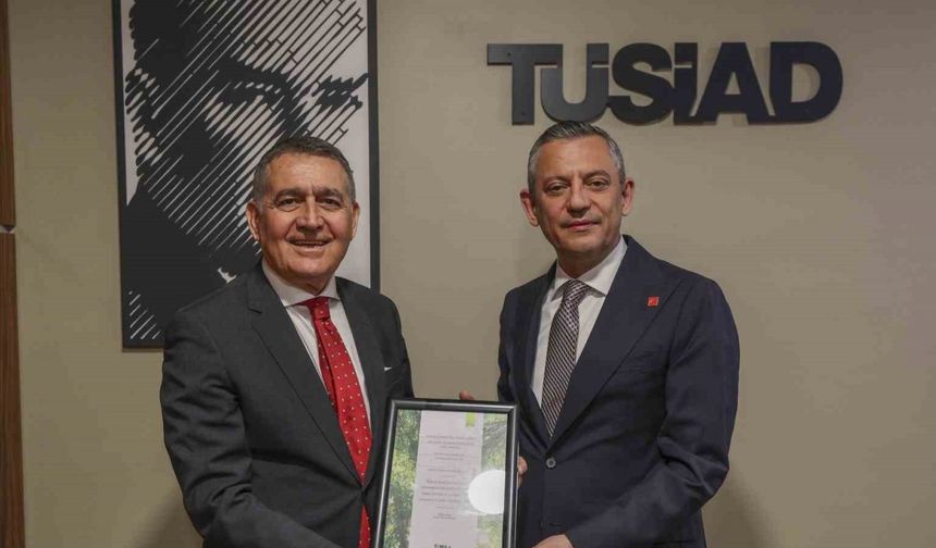 CHP Genel Başkanı Özgür Özel, TÜSİAD’ı ziyaret etti