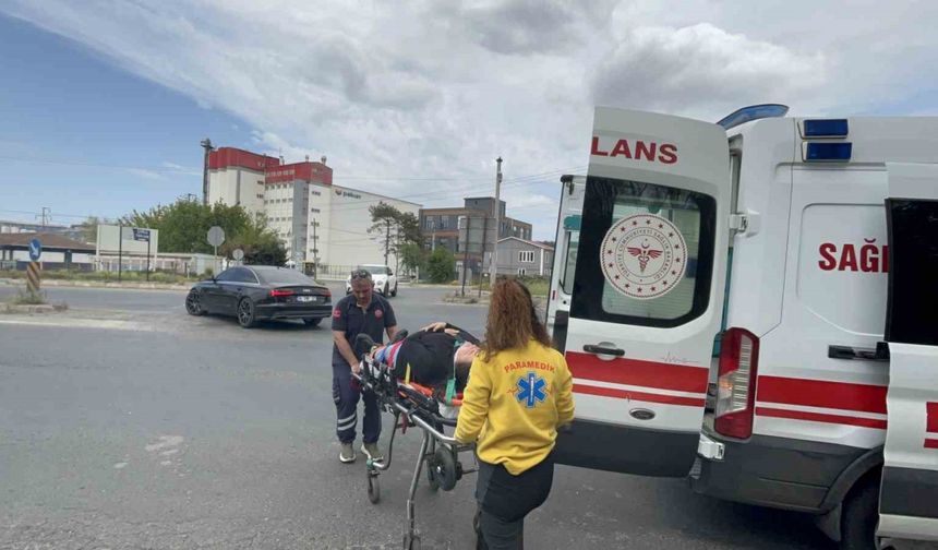 Çorlu’da trafik kazası: 2 yaralı