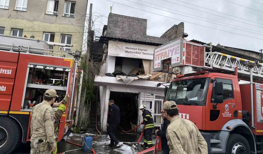 Dörtyol’da korkutan yangın