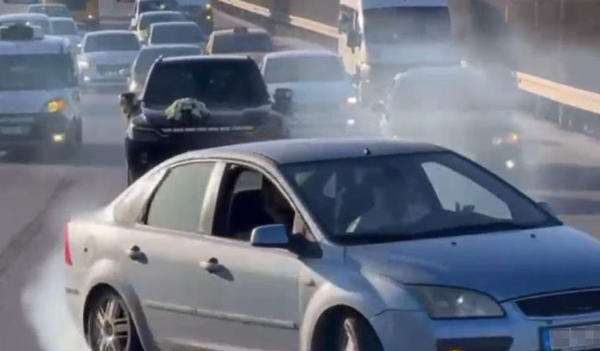 Düğün konvoyunda drift yapan sürücüye 46 bin TL ceza