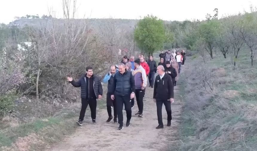 Erzincan’da doğa yürüyüşü yapıldı