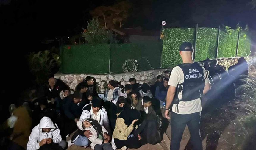 Fethiye’de 17’si çocuk 36 düzensiz göçmen yakalandı