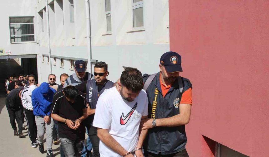 Kayhanlar suç örgütüne 20 ilde operasyon: 55 tutuklama