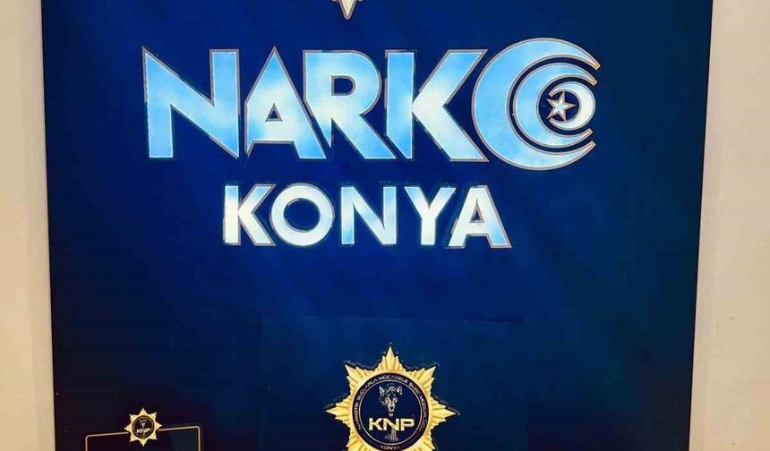 Konya Emniyetinden 1 haftada 38 narkotik operasyonu: 37 tutuklama