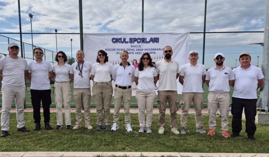 Kütahyalı Bocce hakemleri grup müsabakalarında görev aldı