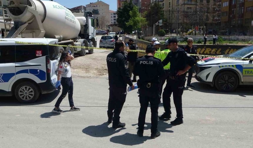 Malatya’da beton mikseri dehşeti