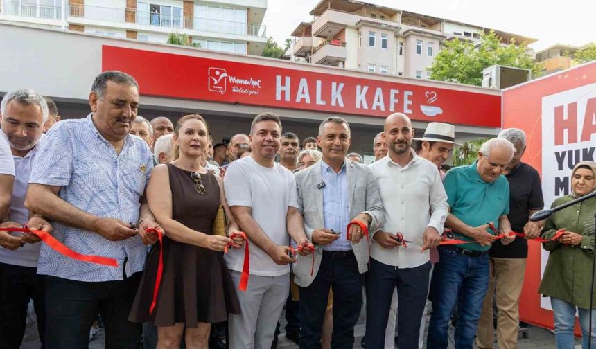 Manavgat’ta ilk halk kafe açıldı
