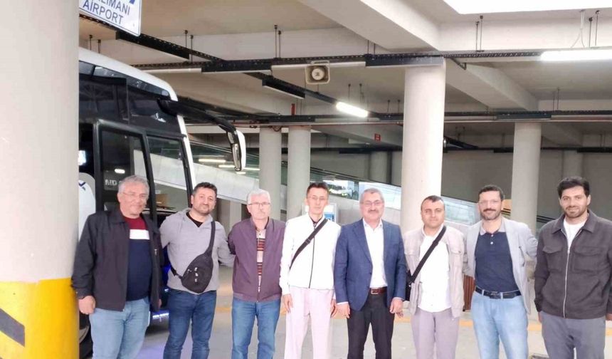 Muğla İl Müftülüğü personeli kutsal topraklara uğurlandı