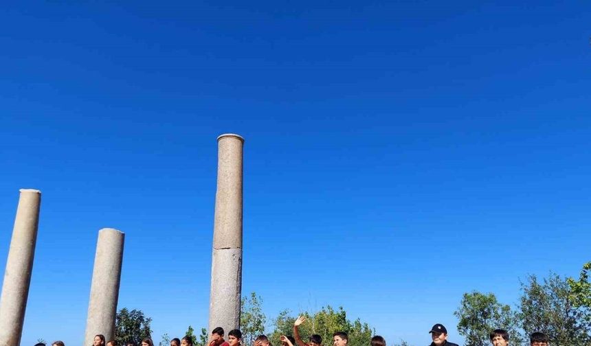 Öğrenciler tarihe yolculuk etti