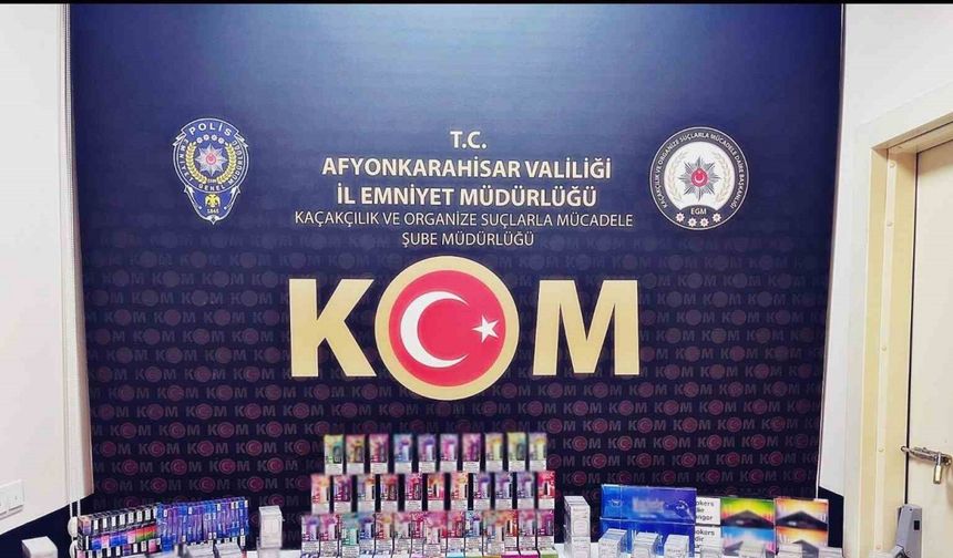 Polis kaçak sigara ele geçirdi