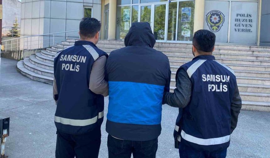 Samsun’da 18 yıl 9 ay hapis cezası bulunan şahıs yakalandı