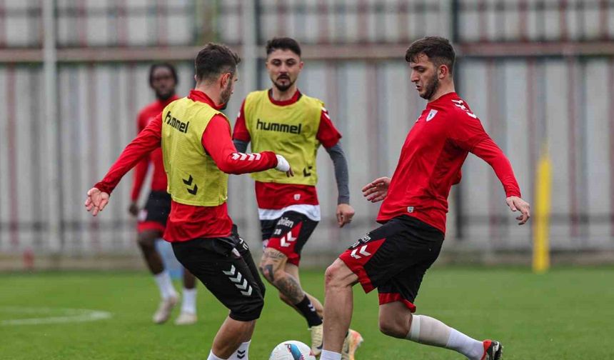 Samsunspor, Eyüpspor maçının hazırlıklarını sürdürdü