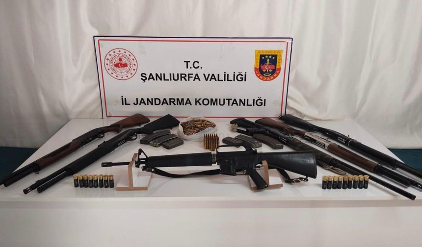 Şanlıurfa’da silah kaçakçılığı operasyonu: 7 gözaltı