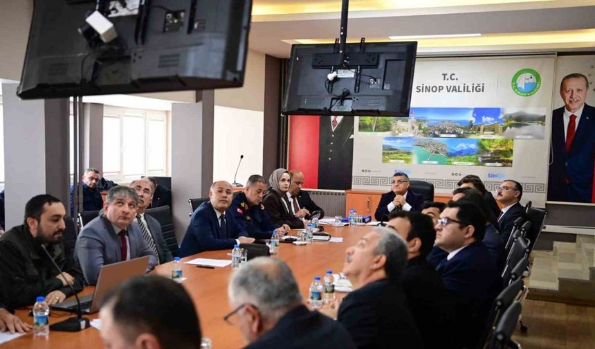Sinop’ta İl Hayvanları Koruma Kurulu Toplantısı