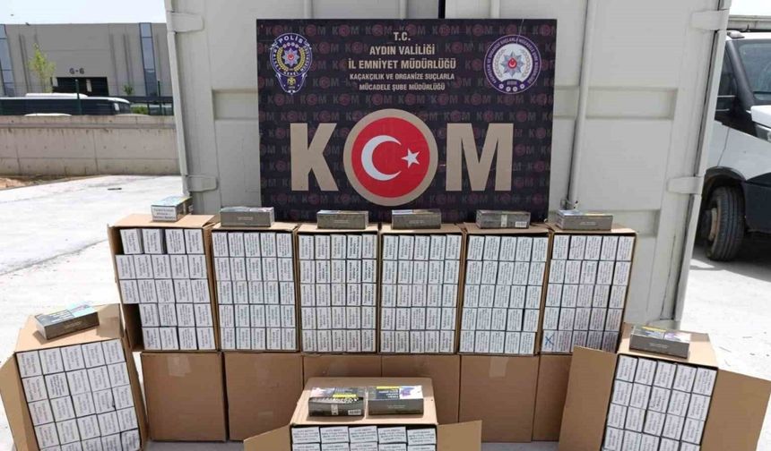 Şüphe üzerine durdurulan araçta binlerce makaron ele geçirildi