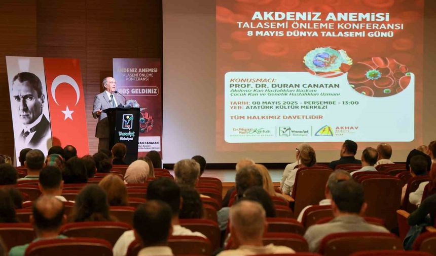 Talasemi konferansında erken teşhisin önemi vurgulandı