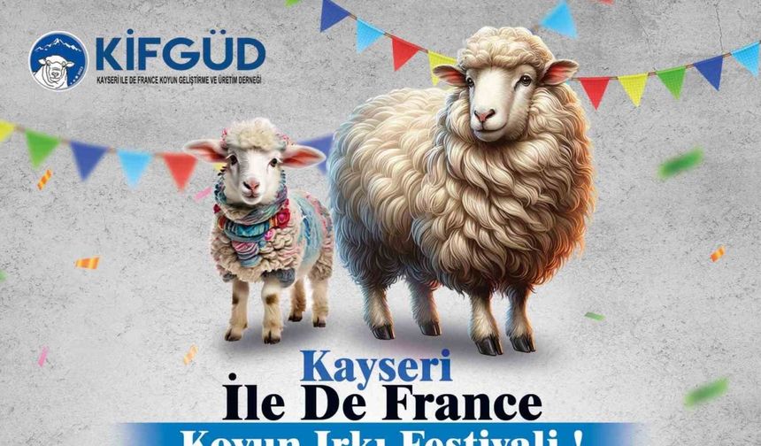 Talas’ta Ile De France Koyun Irkı Festivali ve Güzellik Yarışması