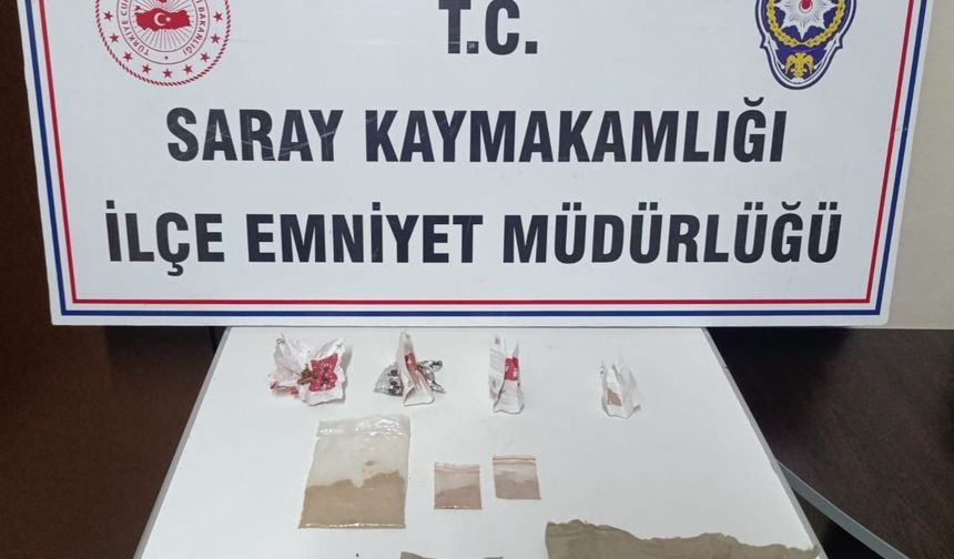 Tekirdağ’da peçeteye emdirilmiş uyuşturucu madde ele geçirildi