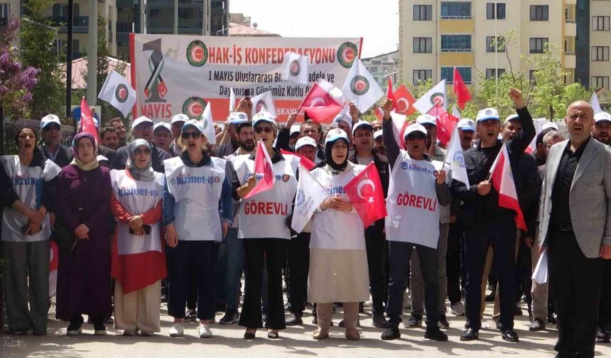 Van’da işten çıkarılan işçilerin buruk ‘1 Mayıs’ kutlaması