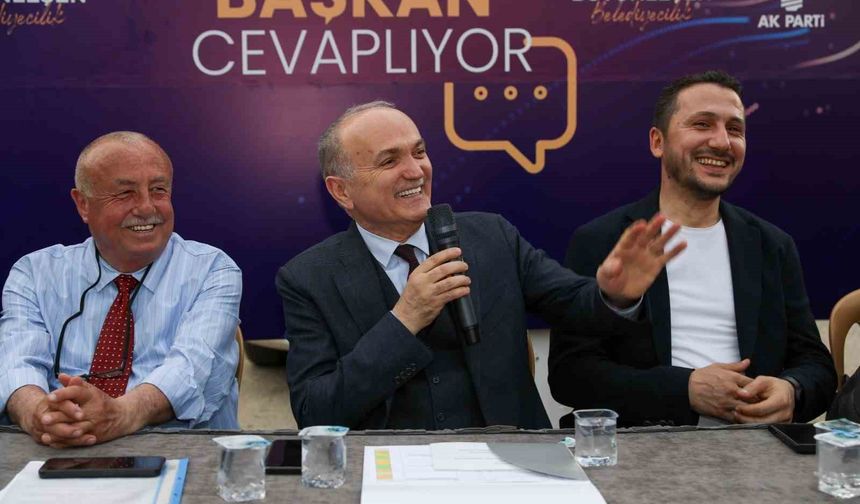 Vatandaş soruyor, başkan cevaplıyor