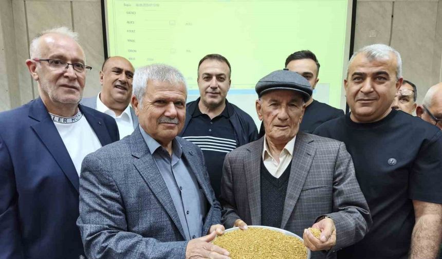 Yılın ilk buğdayı GTB’de işlem gördü
