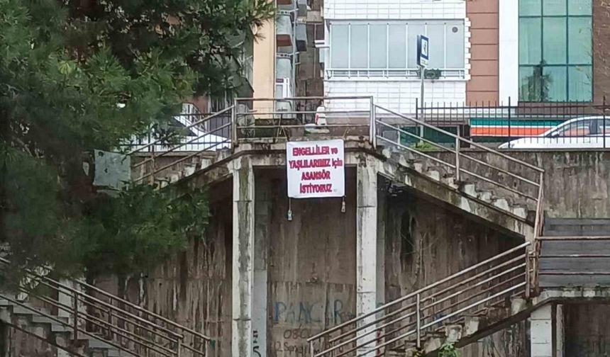 Engellilerin asansör talebi karşılık buldu: Çalışmalar başladı