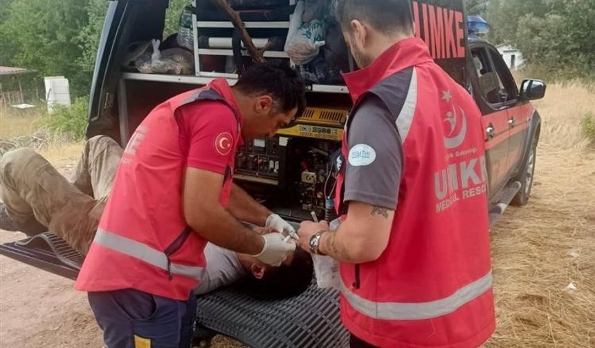 Eskişehir’den 2 UMKE aracı ve 10 personel Bilecik yangınına desteğe gitti