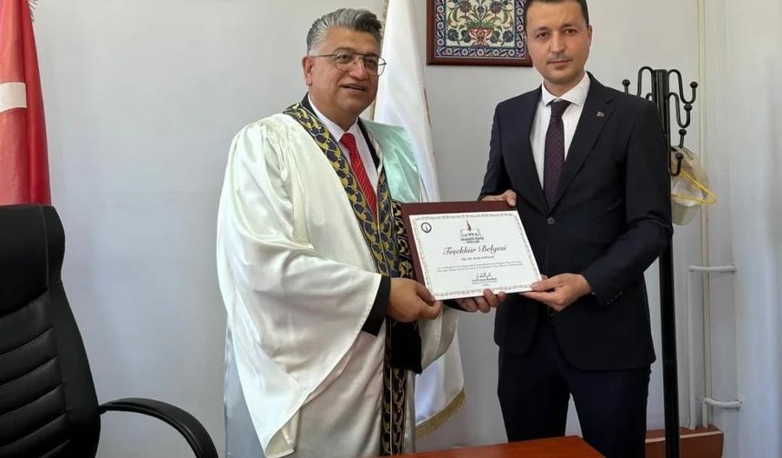 Hisarcık MYO’da 2 akademik personele akademik teşvik ödülü