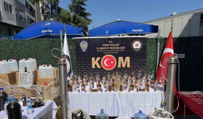 İzmir ve Yalova’da tonlarca sahte alkol ve tarihi eser ele geçirildi: 6 tutuklama