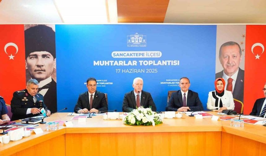 Sancaktepe Muhtarlar Toplantısı İstanbul Valisi Davut Gül’ün katılımıyla gerçekleşti