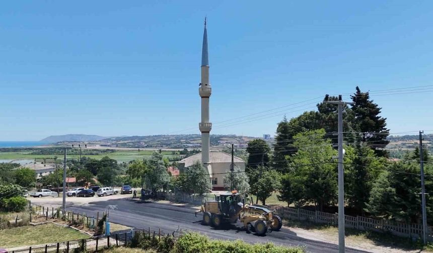 Sinop’ta 110 kilometrelik asfalt mesaisi başladı