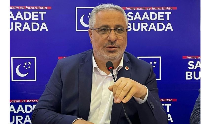 Saadet Partisi'nden Bursa'da fidan dikme kampanyası