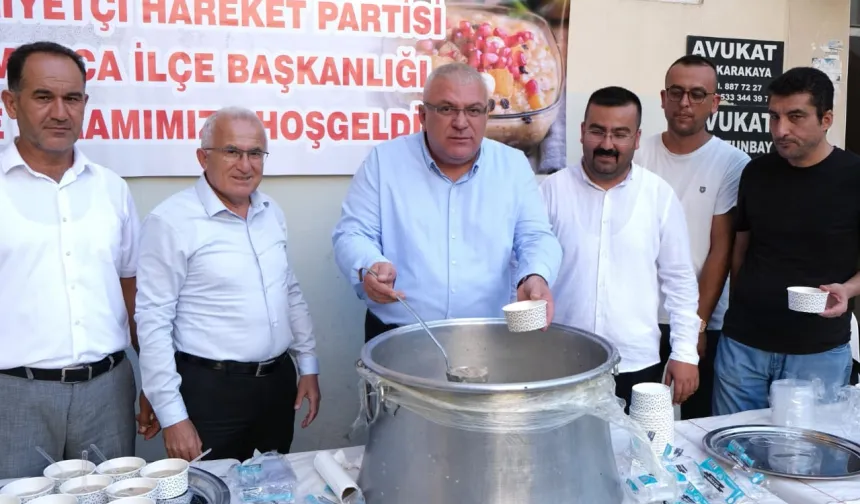 MHP Kumluca’dan aşure ikramı ve birlik mesajı