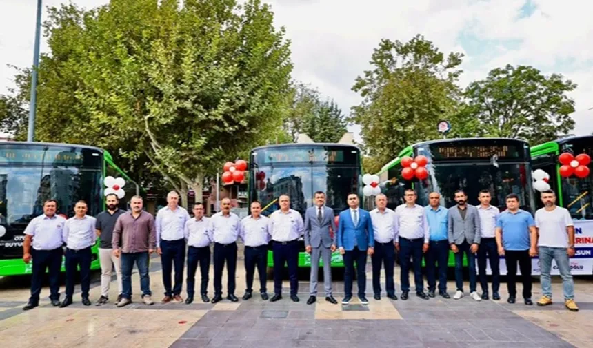 Denizli'de toplu ulaşım filosuna 30 yeni otobüs